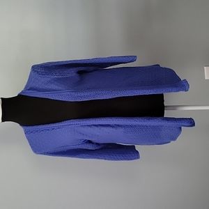 Kim Rogers Blue Womens Cardigan - Size L